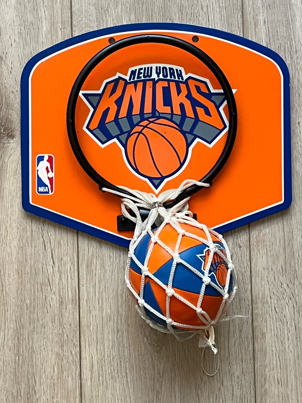 90’s New York Knicks Mini Hoop And Ball Basketball Set